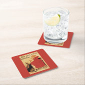 Vingeanne Milch-Mädchen mit Katzen Rechteckiger Pappuntersetzer (Vor Ort)