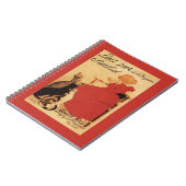 Vingeanne Milk Girl mit Katzen Notizblock (Linke Seite)