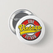 Vinh Vietnam Retro-Logo Button (Vorne & Hinten)