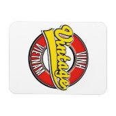 Vinh Vietnam Retro-Logo Magnet (Horizontal)