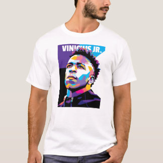 Vinicius Jr. in WPAP Style T-Shirt