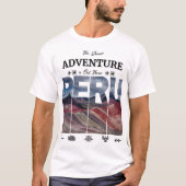 Vinicunca Peru | 7 Colors Mountains, Andes, Inca T-Shirt (Vorderseite)