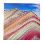 Vinicunca Peru Fliese (Vorderseite)