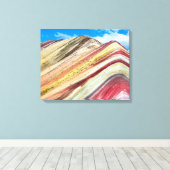 Vinicunca Peru Leinwanddruck (Insitu (Holzboden))