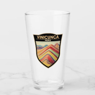 Vinicunca Peru Reisen Vintag Glas