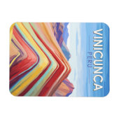 Vinicunca Peru Reisen Vintag Magnet (Horizontal)