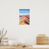 Vinicunca Peru Reisen Vintag Poster (Küche)