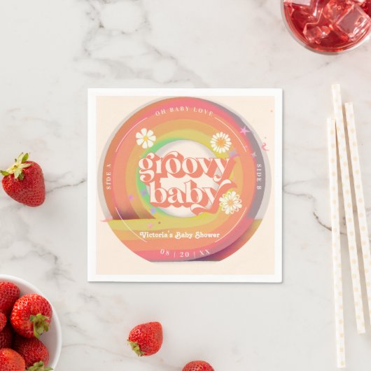 Vinil Grovy Babydusche Serviette (Beispiel)