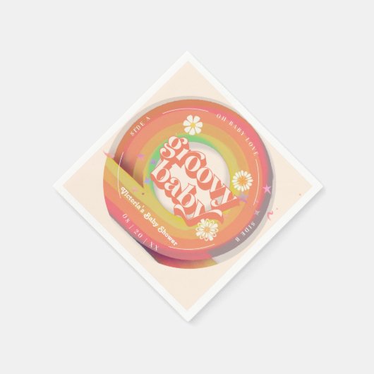 Vinil Grovy Babydusche Serviette (Ecke)