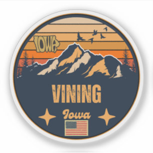 Vining, Iowa Aufkleber