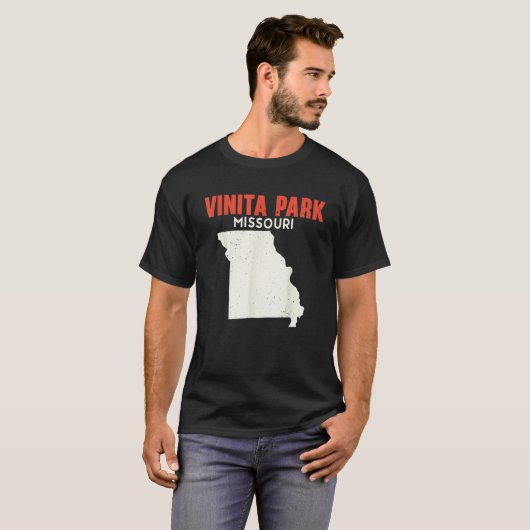 Vinita Park Missouri USA State America Travel Miss T-Shirt (Vorne ganz)