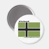 Vinland Flag - Was hätte sein können Magnet (Vorderseite/Rückseite)