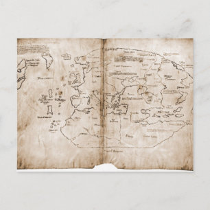 Vinland-Karte Postkarte