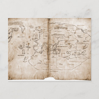 Vinland-Karte Postkarte