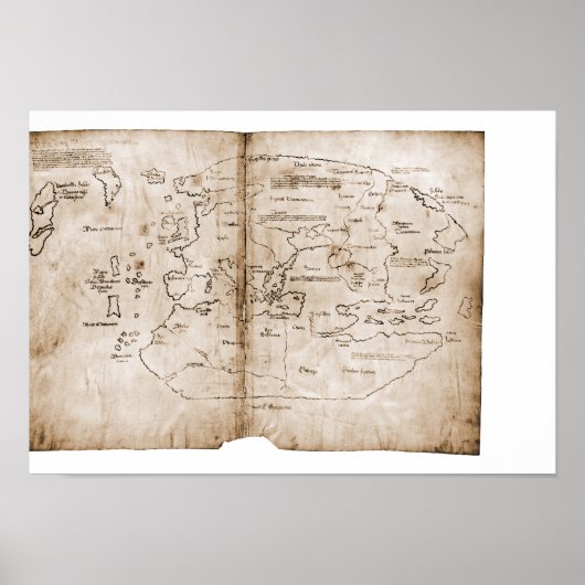 Vinland Map Poster (Vorne)