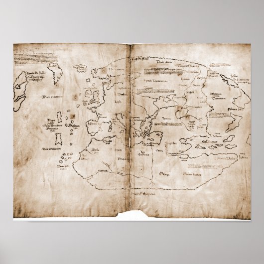 Vinland Map Poster (Vorne)