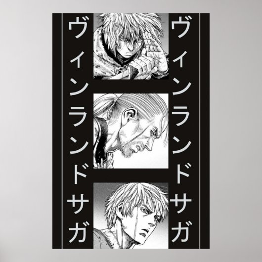 Vinland saga thorfinn badass Evolution Poster (Vorne)