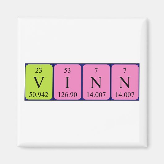 Vinn-Periodenmagnet Magnet (Vorne)