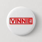 Vinnie Briefmarke Button (Vorderseite)