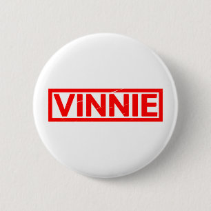 Vinnie Briefmarke Button