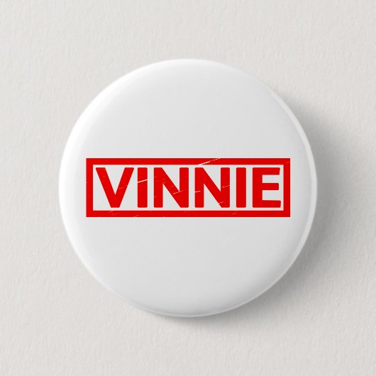 Vinnie Briefmarke Button (Vorderseite)