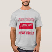 Vinnie Hacker Unisex Kurzarm T - Shirt (Vorderseite)