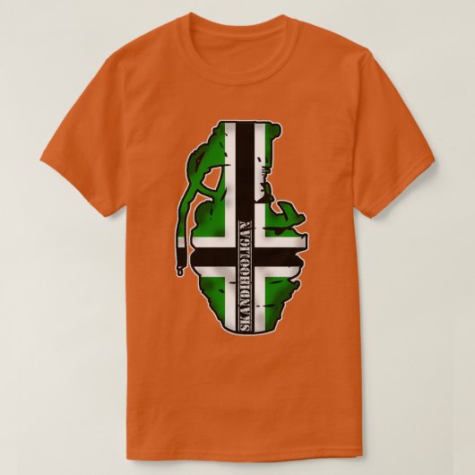 Vinnland Frag Flag hoch T-Shirt (Design vorne)