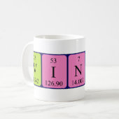 Vinny Periodenname Tasse (Vorderseite Links)