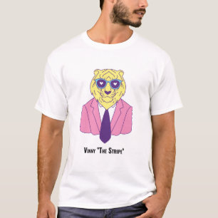 Vinny "The Stripe" - Tiger in rosa Anzug T-Shirt