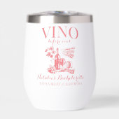 Vino Before Vows Bach Custom Weinkeller Bacheloret (Vorderseite)