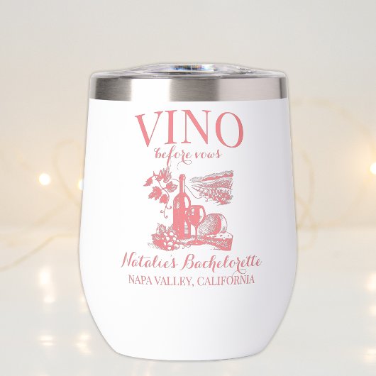 Vino Before Vows Bach Custom Weinkeller Bacheloret
