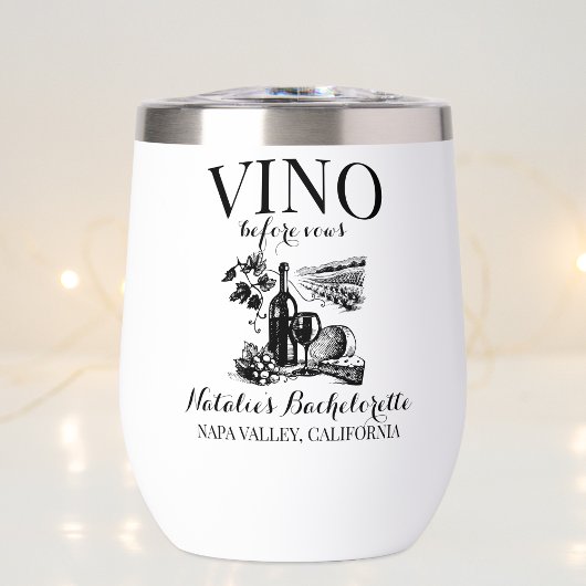 Vino Before Vows Bach Custom Weinkeller Bacheloret