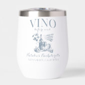 Vino Before Vows Bach Custom Weinkeller Bacheloret (Vorderseite)
