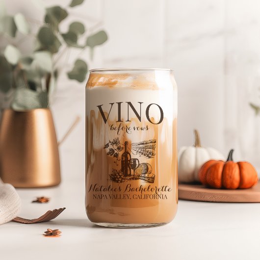 Vino Before Vows Bach Custom Weinkeller Bacheloret Dosenglas