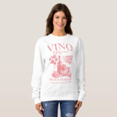 Vino Before Vows Bach Custom Weinkeller Bacheloret Sweatshirt (Vorne ganz)