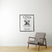 Vino Before Vows Bach Custom Weinkeller Bacheloret Wandteppich (Beispiel)