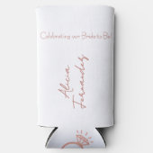 Vino Before Vows Bachelorette / Brautparty Selters Dosenkühler (Vorderseite)