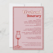 Vino Before Vows Bachelorette Weekend Tour Einladung (Rückseite)