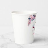 Vino Before Vows Brautparty Pappbecher (Rechts)