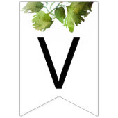 Vino Before Vows Brautparty Wimpelkette (Erste Fahne)