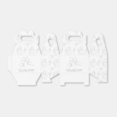 Vino Before Vows Chic Brautparty Geschenkschachtel (Ungefaltet)