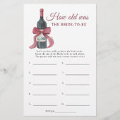 Vino before Vows How old was the bride to be game (Vorderseite)