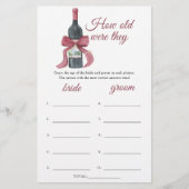 Vino before Vows How old were they bridal (Vorderseite)