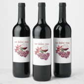 Vino Before Vows Junggesellinnenabschied Design | Weinetikett (Flaschen)
