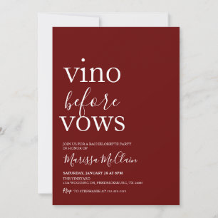Vino Before Vows Weineinladung Einladung