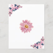 Vino Before Vows Wine Brautparty Danke Karte (Rückseite)