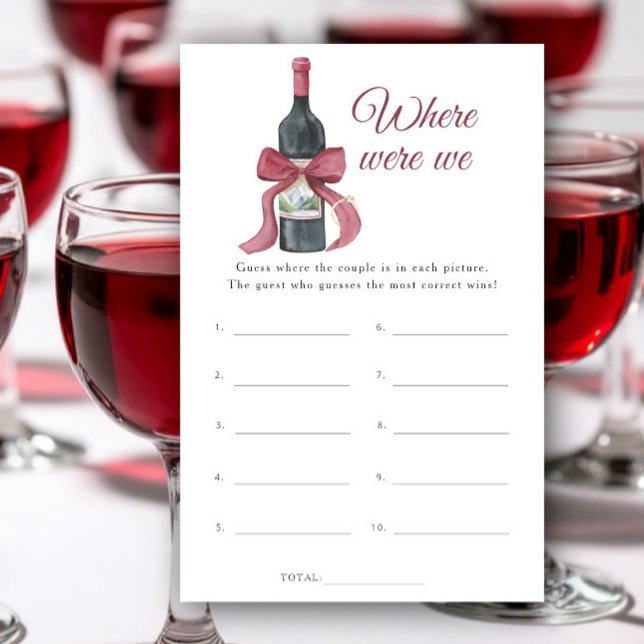 Vino Bridal shower Where were we game (Von Creator hochgeladen)