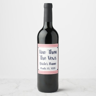 Vino dann das Weinetikett der Vows