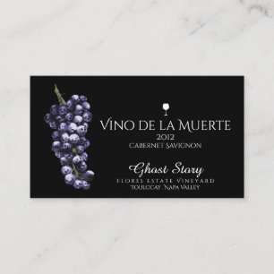 vino de la muerte visitenkarte