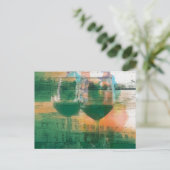 Vino in der grünen Postkarte (Stehend Vorderseite)